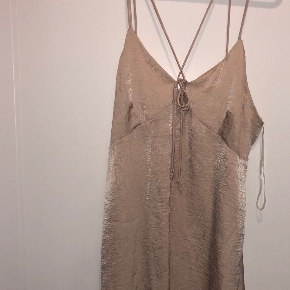 NWT - Silky, sexy slip dress with straps